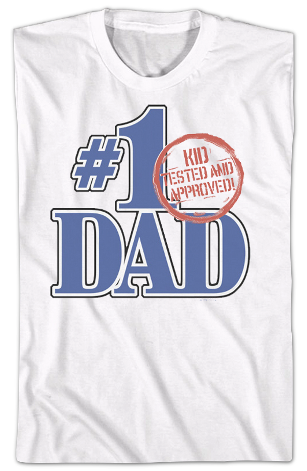 #1 Dad Kid Tested And Approved Father's Day T-Shirt product image 2