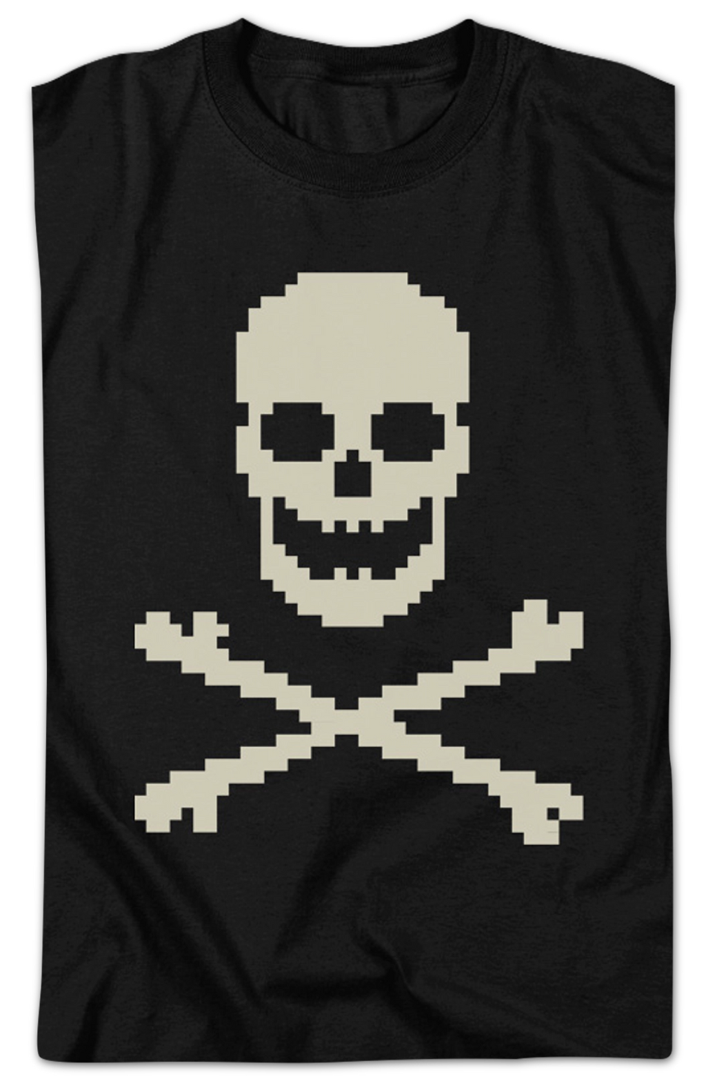 8-Bit Skull And Crossbones T-Shirt product image 2