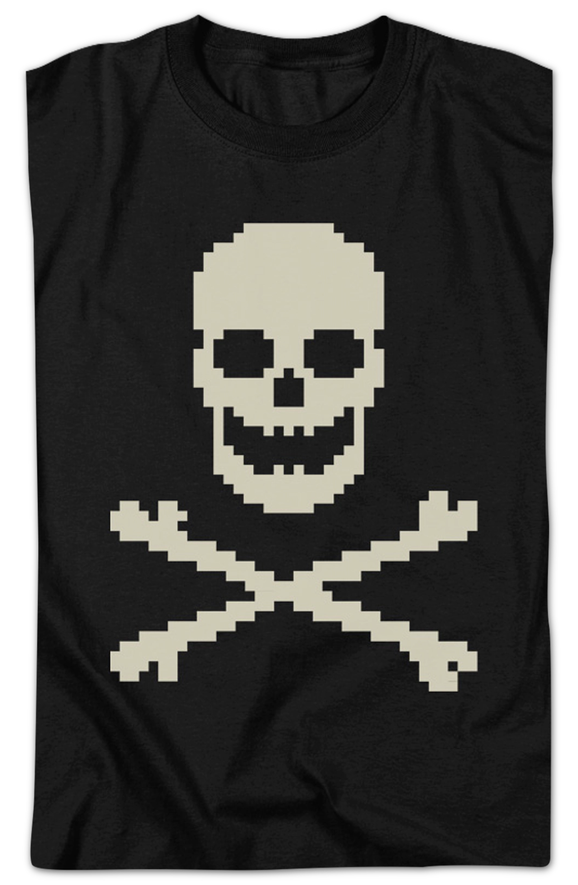 8-Bit Skull And Crossbones T-Shirt product image 2
