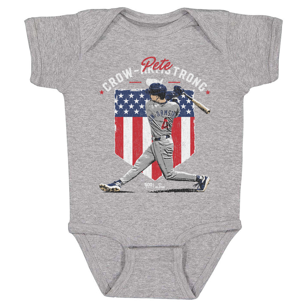Pete Crow-Armstrong Chicago C Country Flag WHT