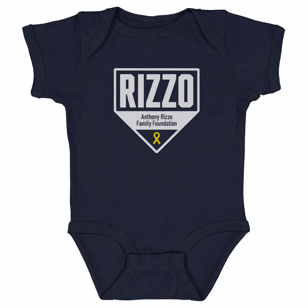 Anthony Rizzo Family Foundation Logo Reverse Chest WHT