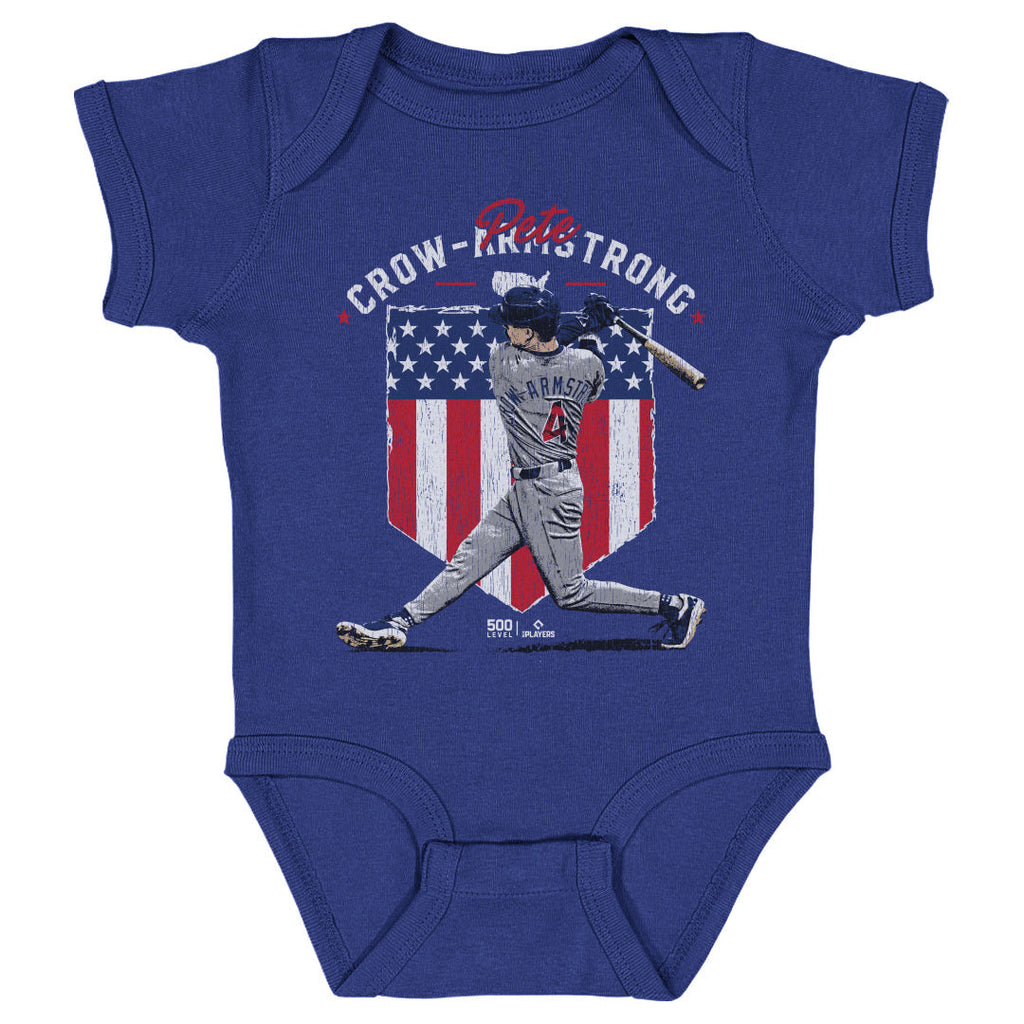 Pete Crow-Armstrong Chicago C Country Flag WHT