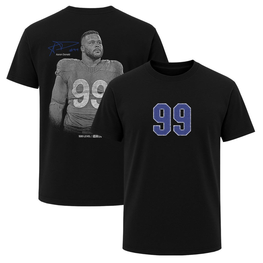 Aaron Donald Los Angeles R Mono Grunge F&B WHT product image 1