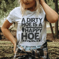 Humorous Gardening Pun Shirt – "A Dirty Hoe Is A Happy product image 1
