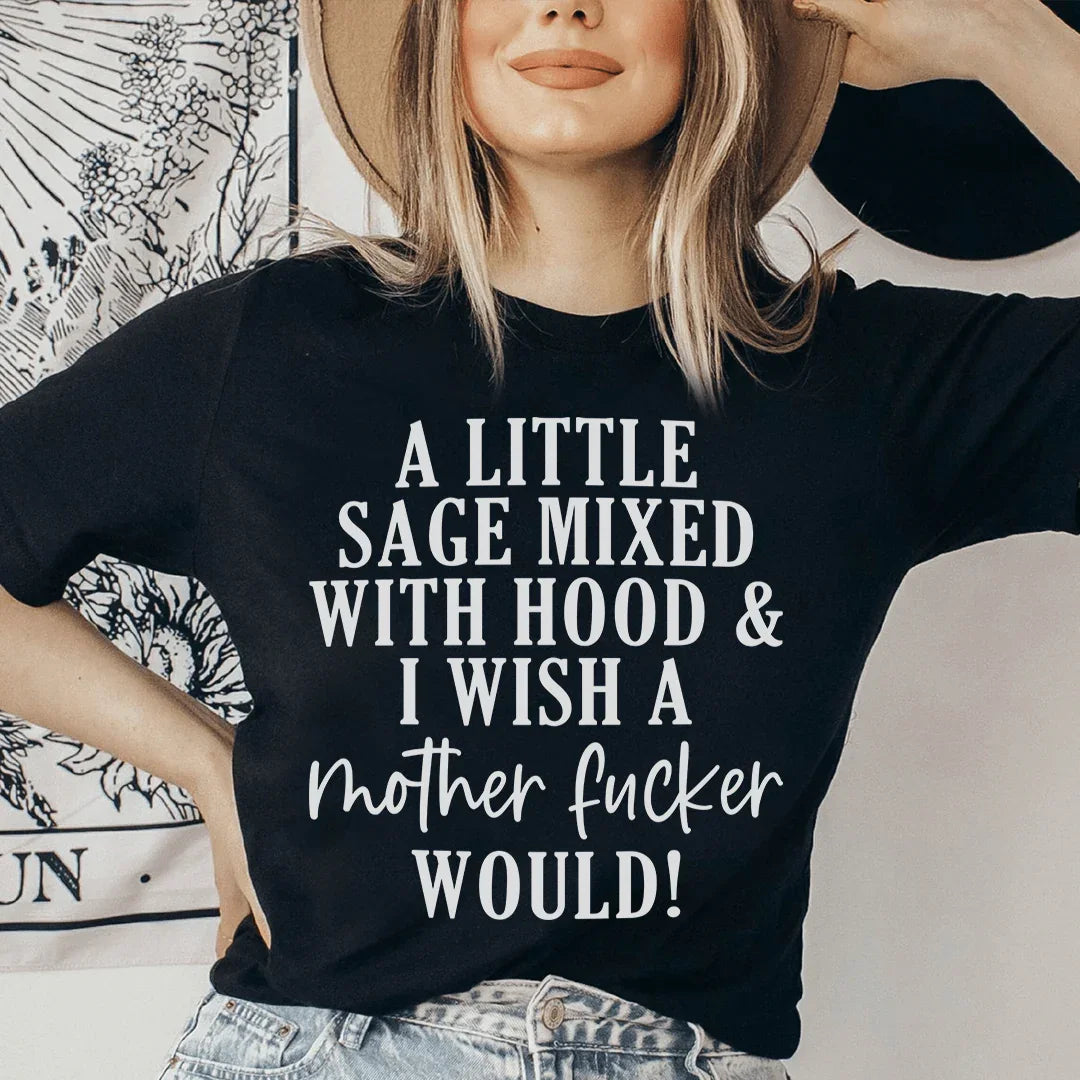 A Little Sage Mixed With Hood Tee product image 1