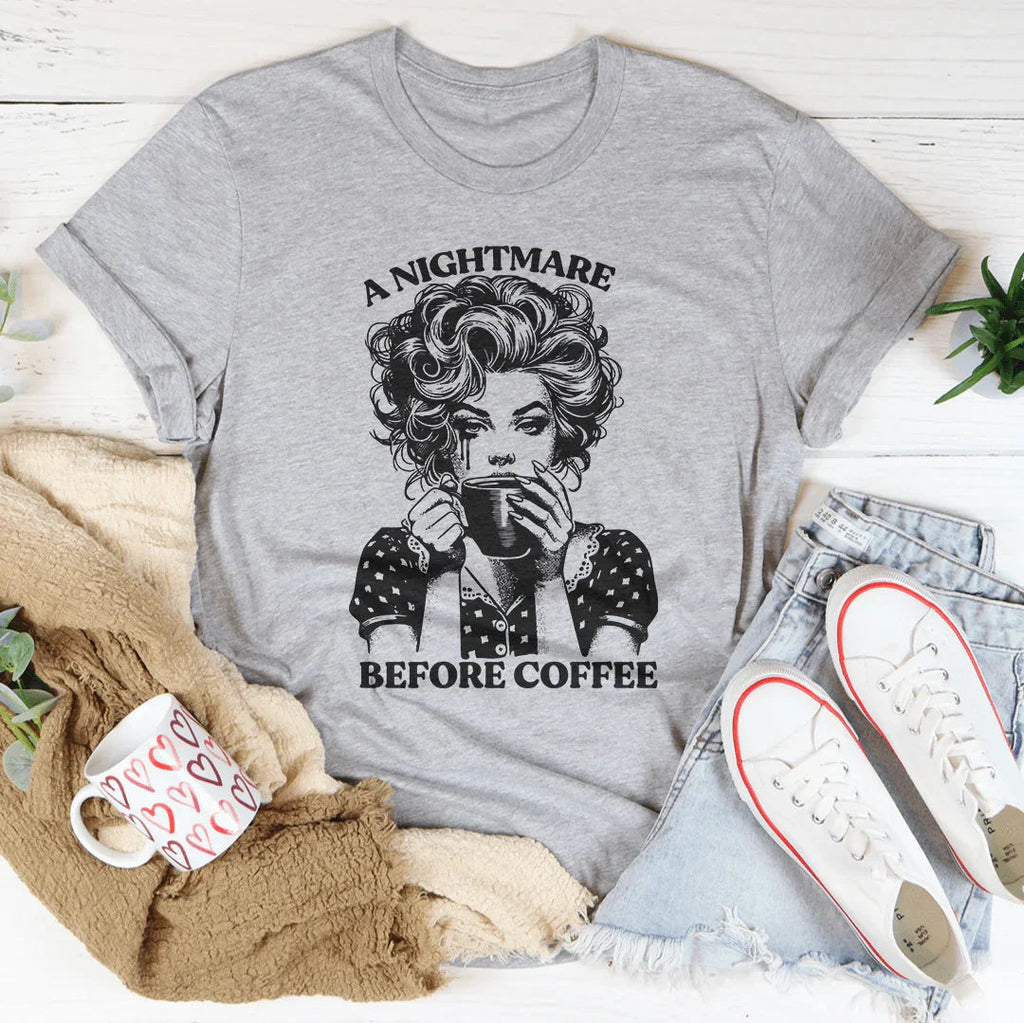 A Nightmare Before Coffee Tee product image 2