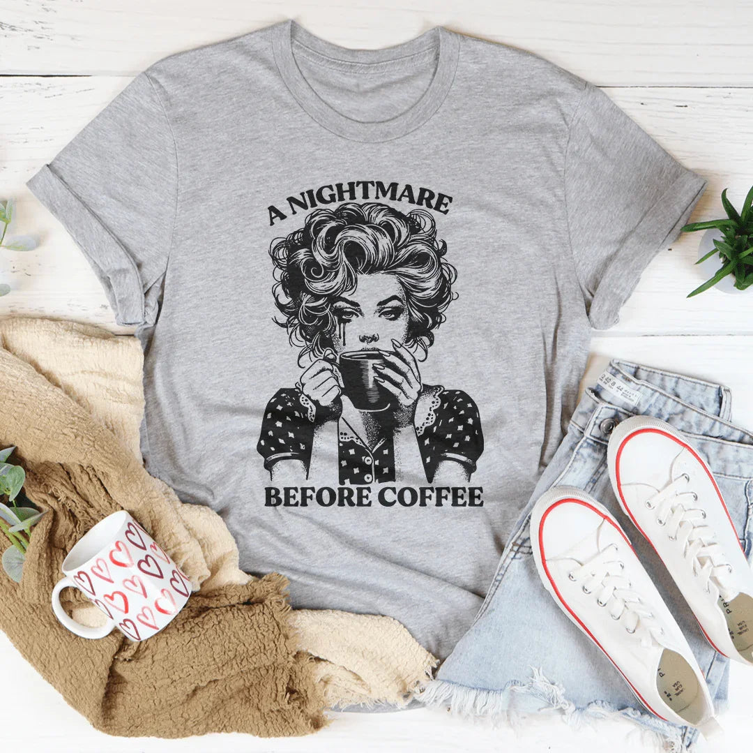 A Nightmare Before Coffee Tee product image 2