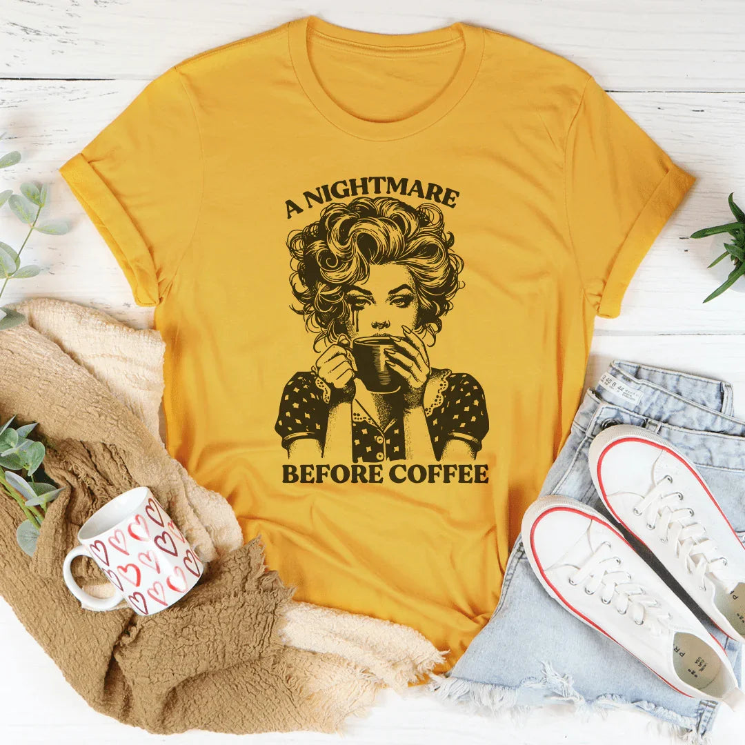 A Nightmare Before Coffee Tee product image 3
