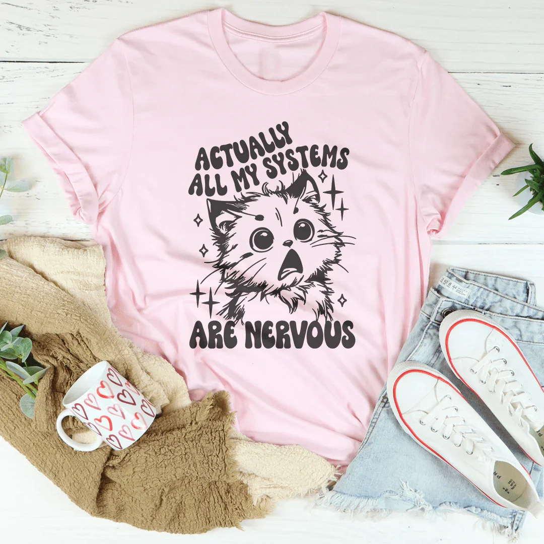 Relatable Mental Health Humor Shirt – "All My Systems Are product image 3