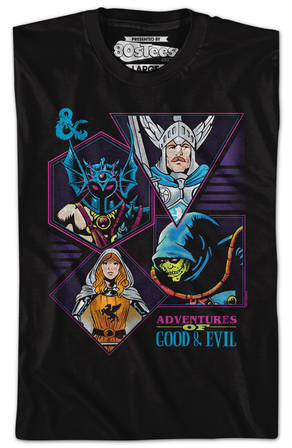 Adventures Of Good & Evil Dungeons & Dragons T-Shirt product image 2