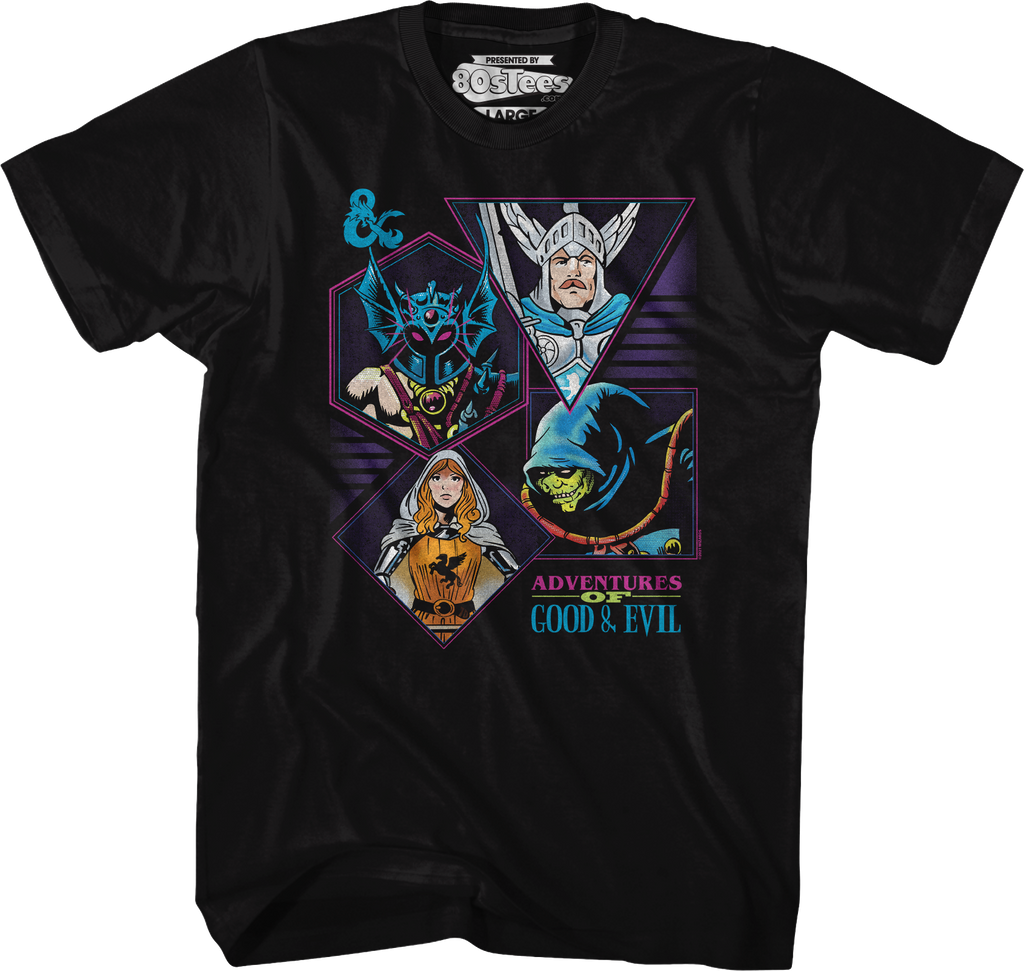 Adventures Of Good & Evil Dungeons & Dragons T-Shirt product image 1