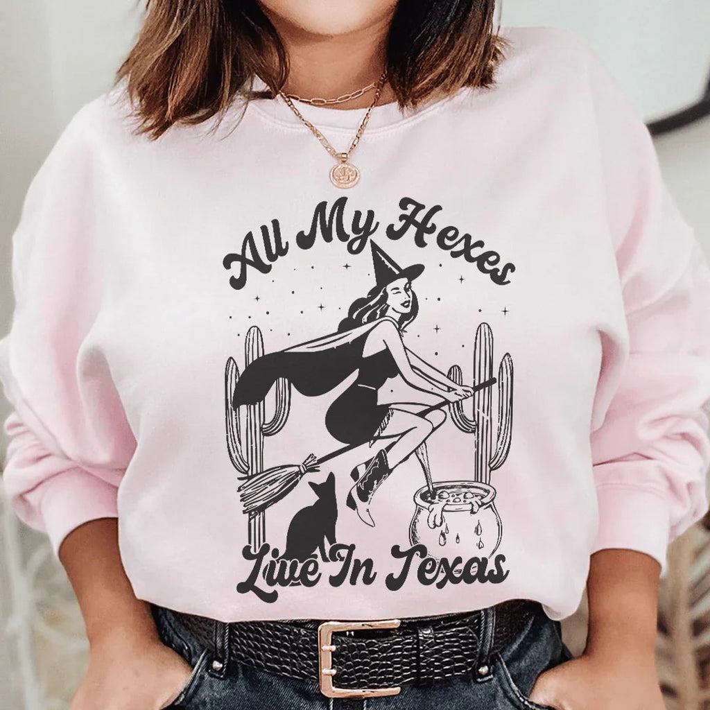 All My Hexas Live In Texas Sweatshirt product image 1