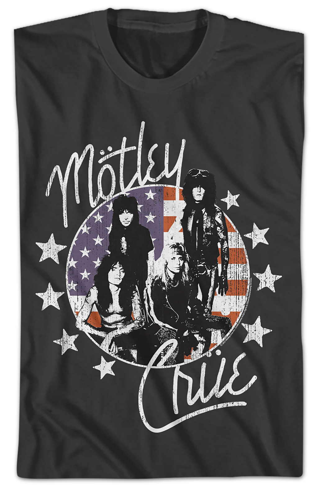 Star And Stripes Motley Crue T-Shirt product image 2