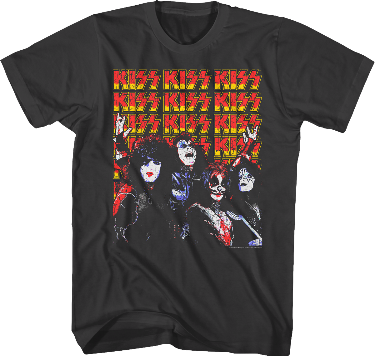 Band Members And Logos KISS T-Shirt product image 1