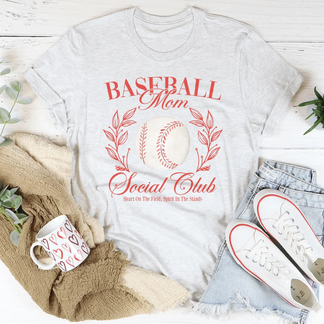 Baseball Mom Social Club Tee product image 3