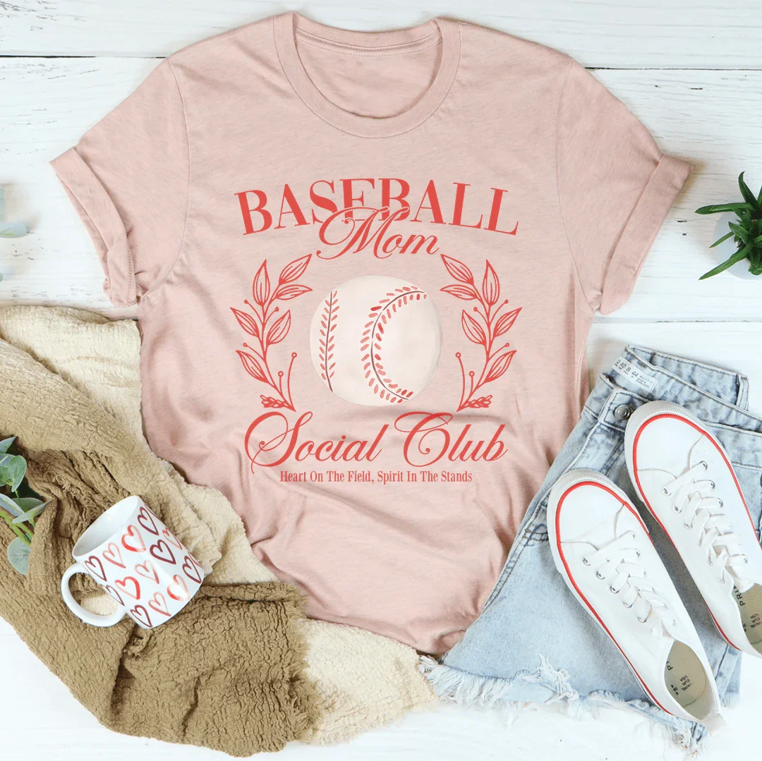Baseball Mom Social Club Tee product image 1