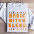 \"Basic Bitch Blend\" – Retro Fall Pumpkin Spice Graphic Crewneck