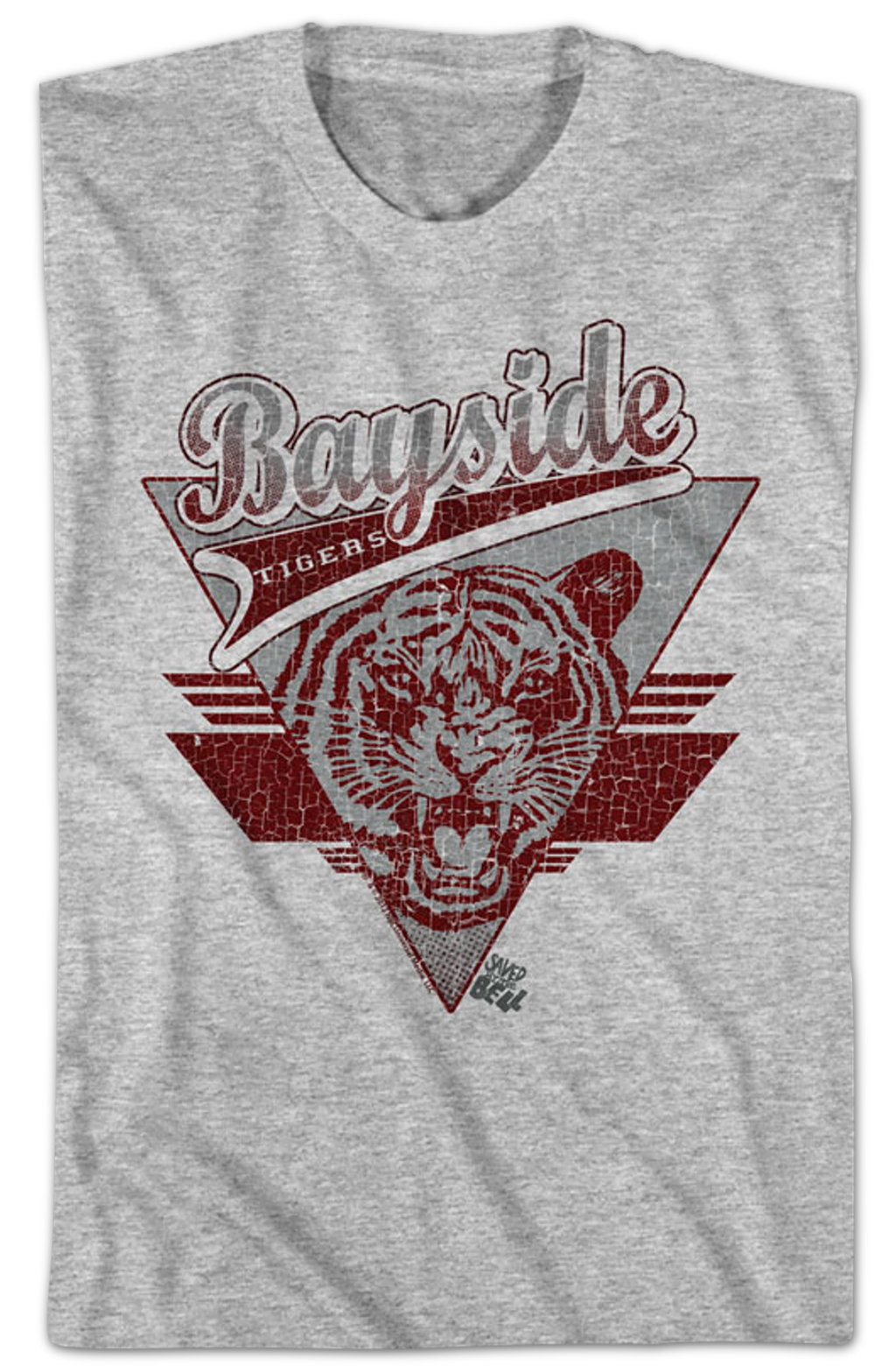 Bayside Tigers Triangle Logo Saved By The Bell T-Shirt product image 2