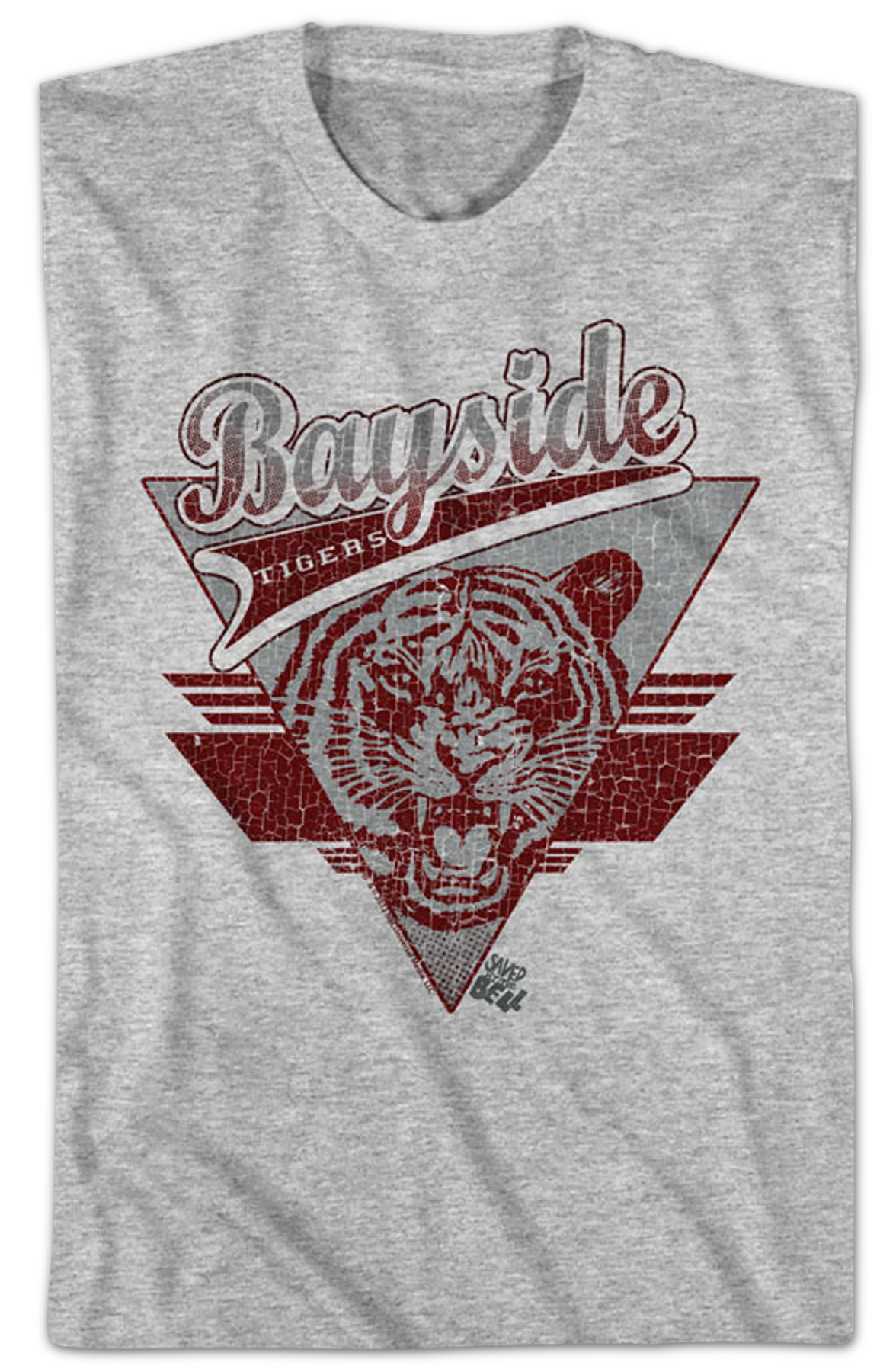 Bayside Tigers Triangle Logo Saved By The Bell T-Shirt product image 2
