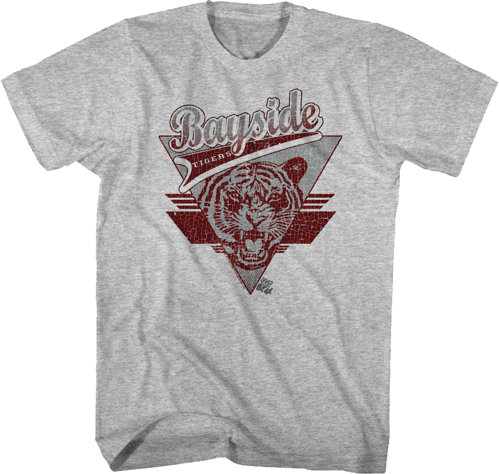 Bayside Tigers Triangle Logo Saved By The Bell T-Shirt product image 1