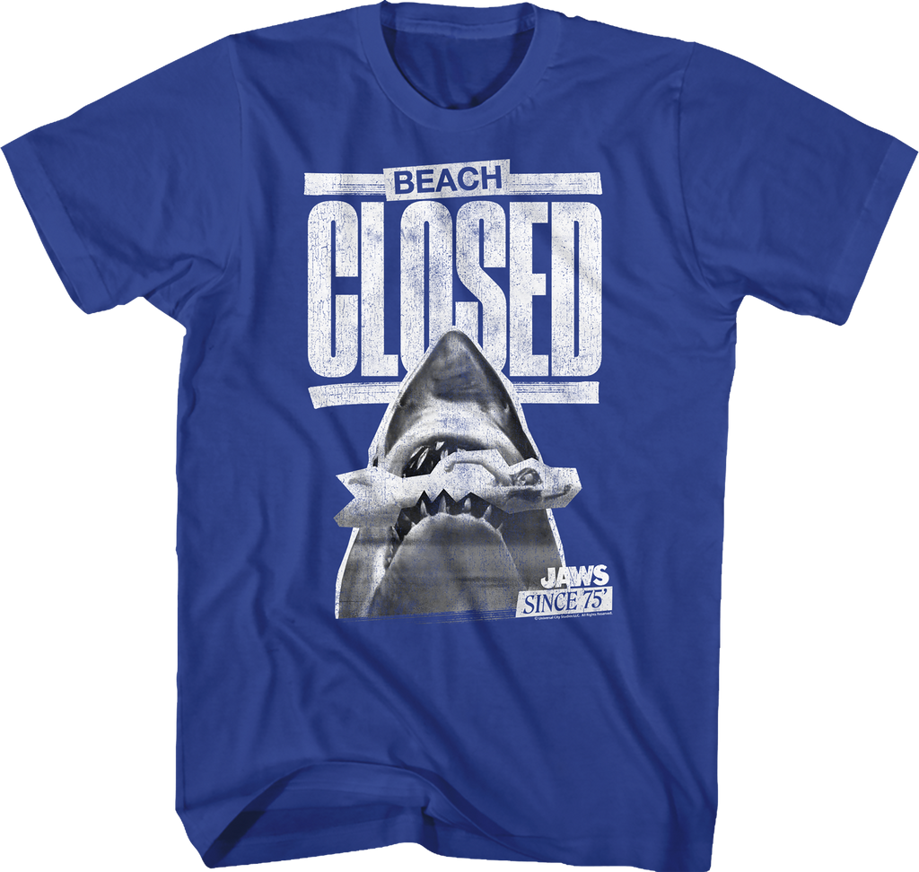 Beach Closed Jaws T-Shirt product image 1