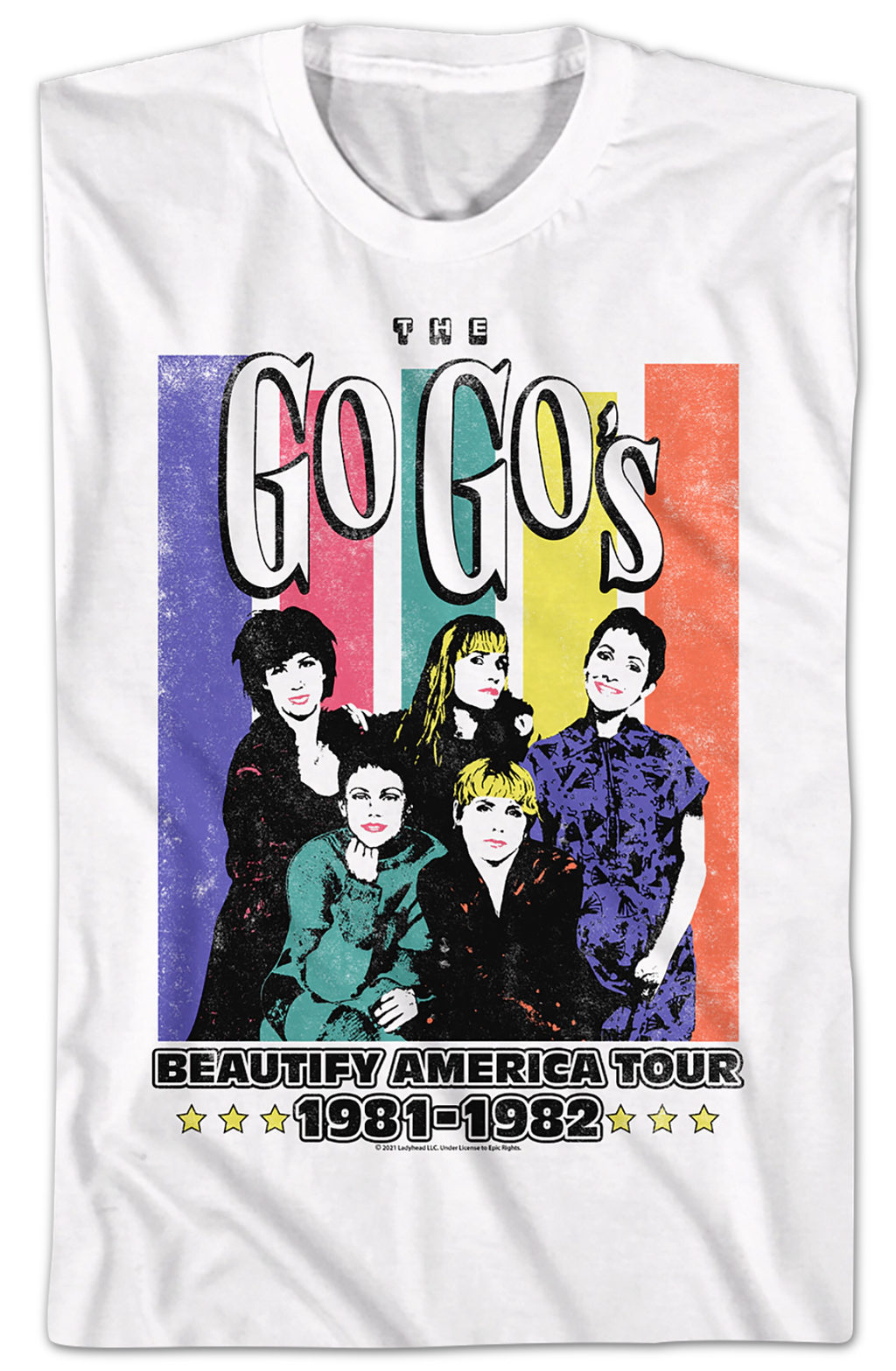 Beautify America Tour Go-Go's T-Shirt product image 2