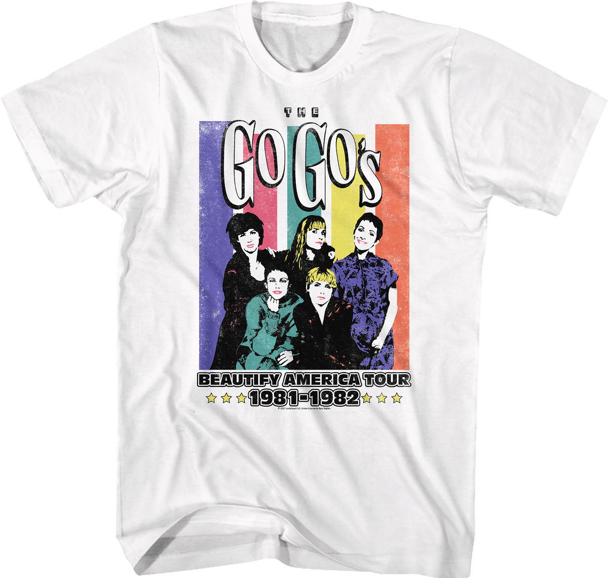 Beautify America Tour Go-Go's T-Shirt product image 1