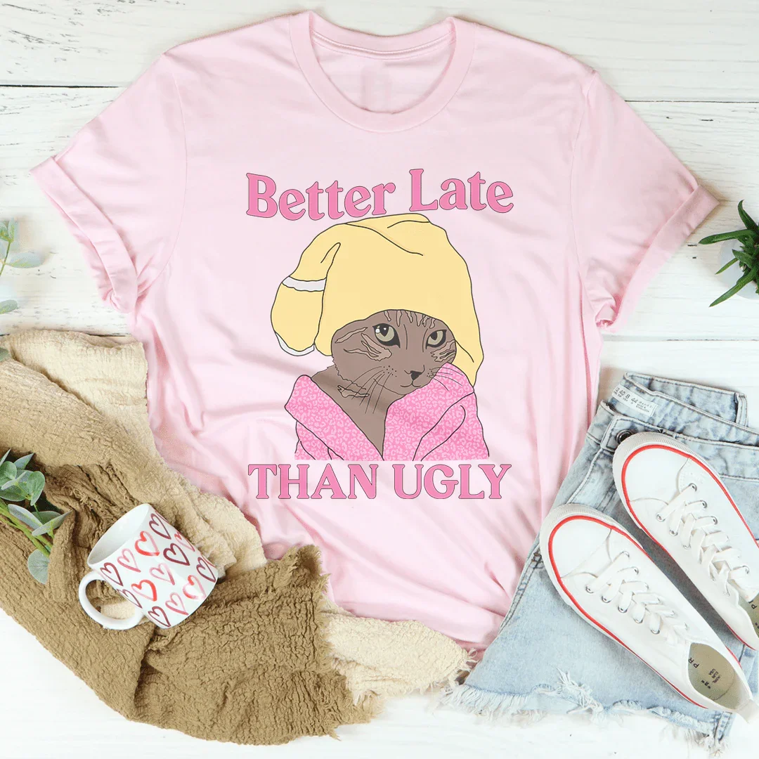 Better Late Than Ugly Kitty Tee product image 4