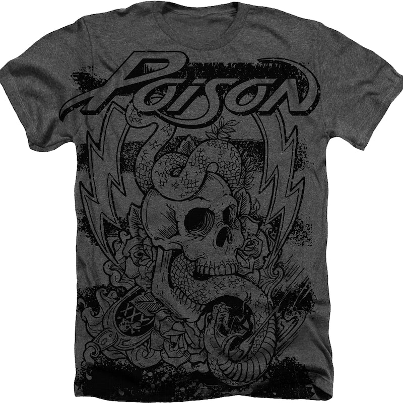 Big Print Snake and Skull Poison T-Shirt product image 1