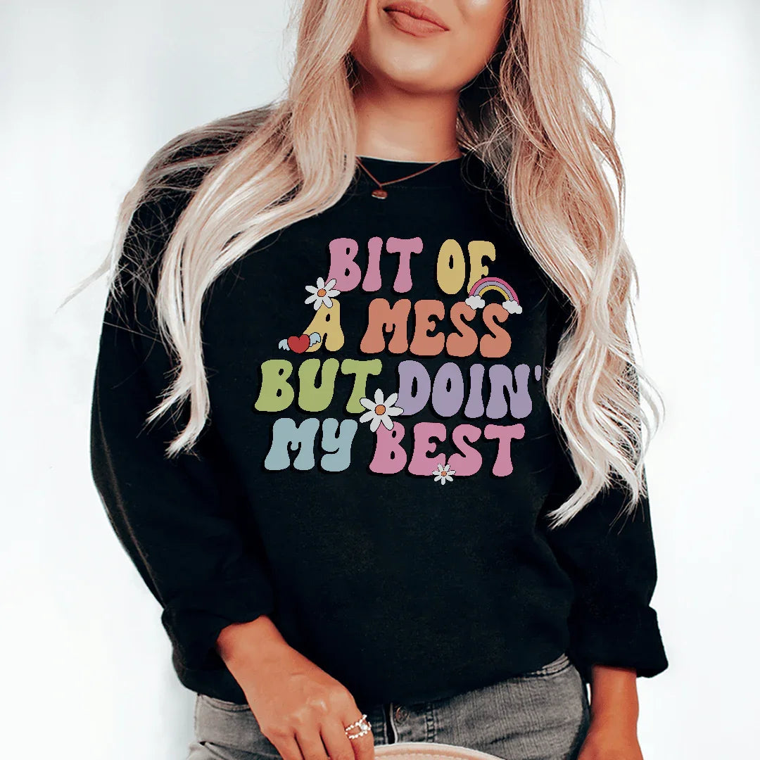 Bit Of A Mess But Doin My Best Tee product image 1