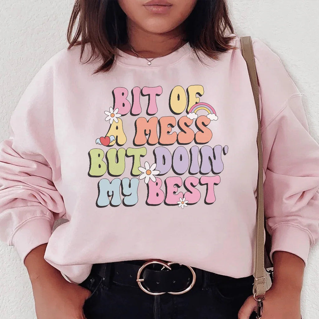 Bit Of A Mess But Doin My Best Tee product image 3