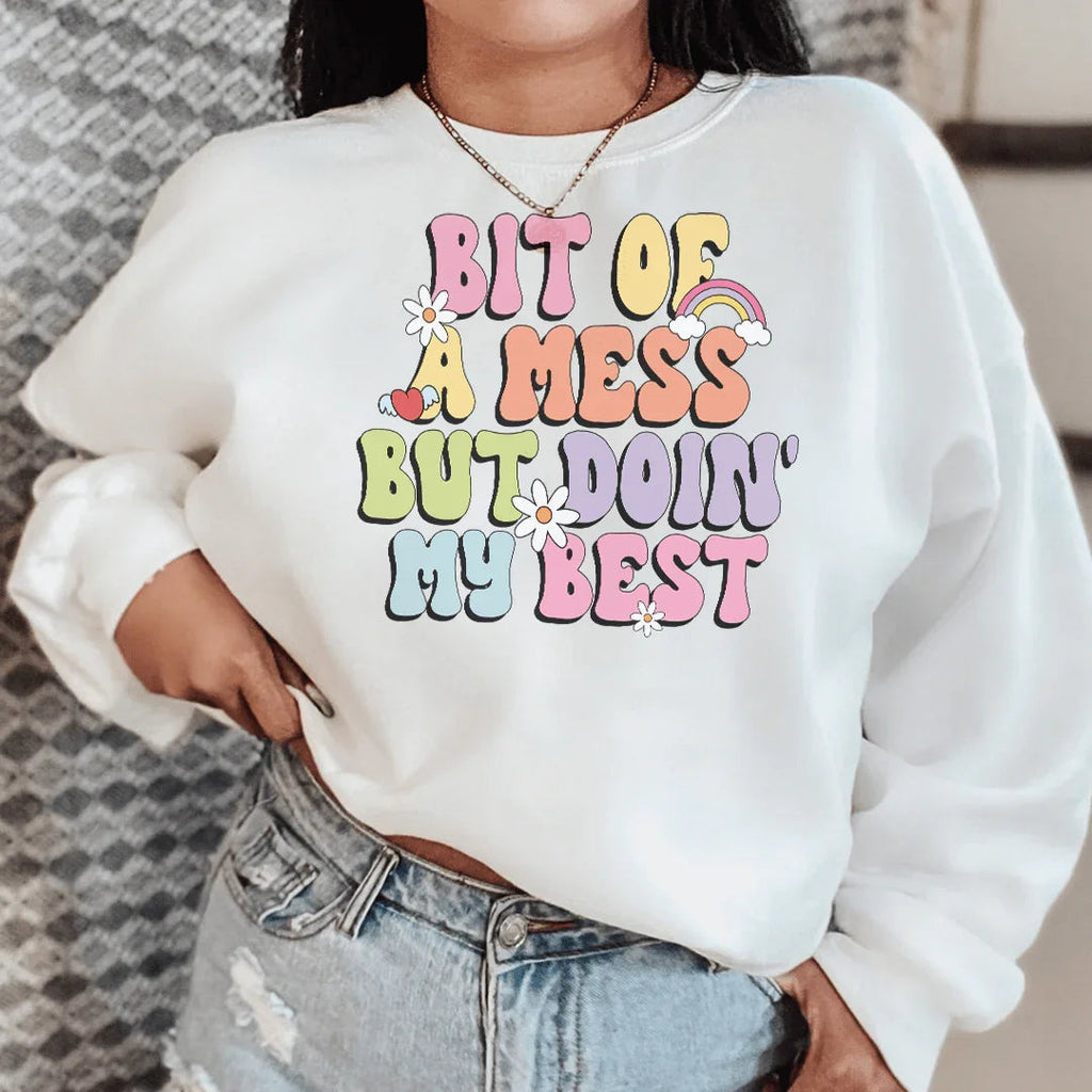 Bit Of A Mess But Doin My Best Tee product image 2