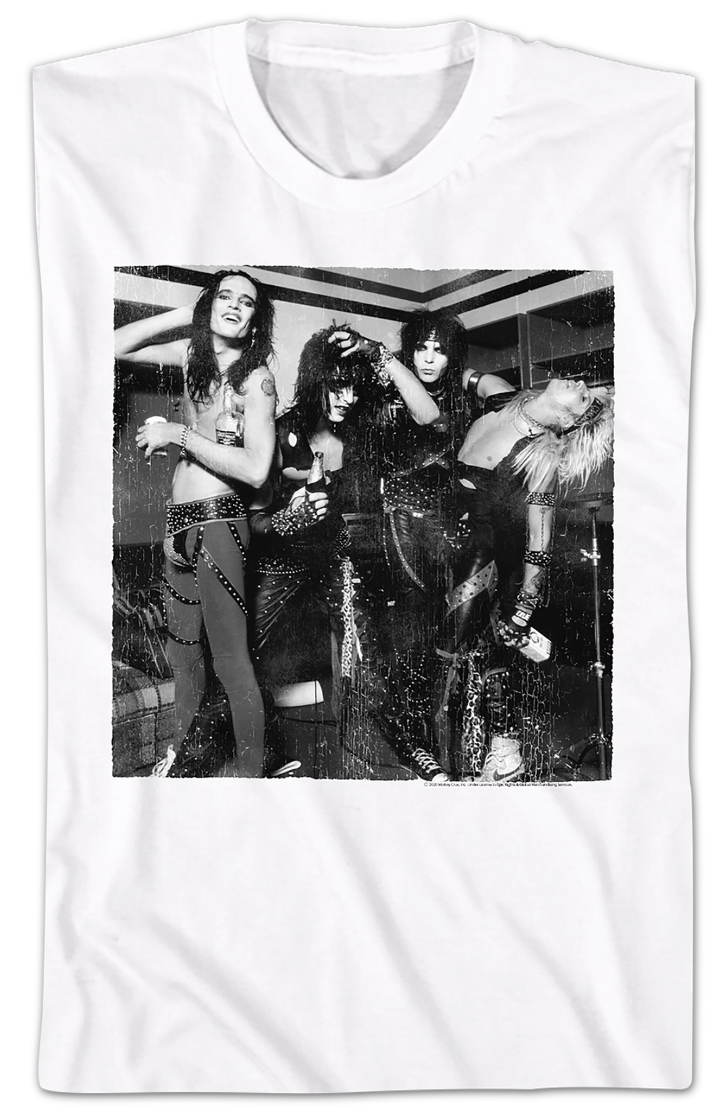 Black and White Photo Motley Crue T-Shirt product image 2