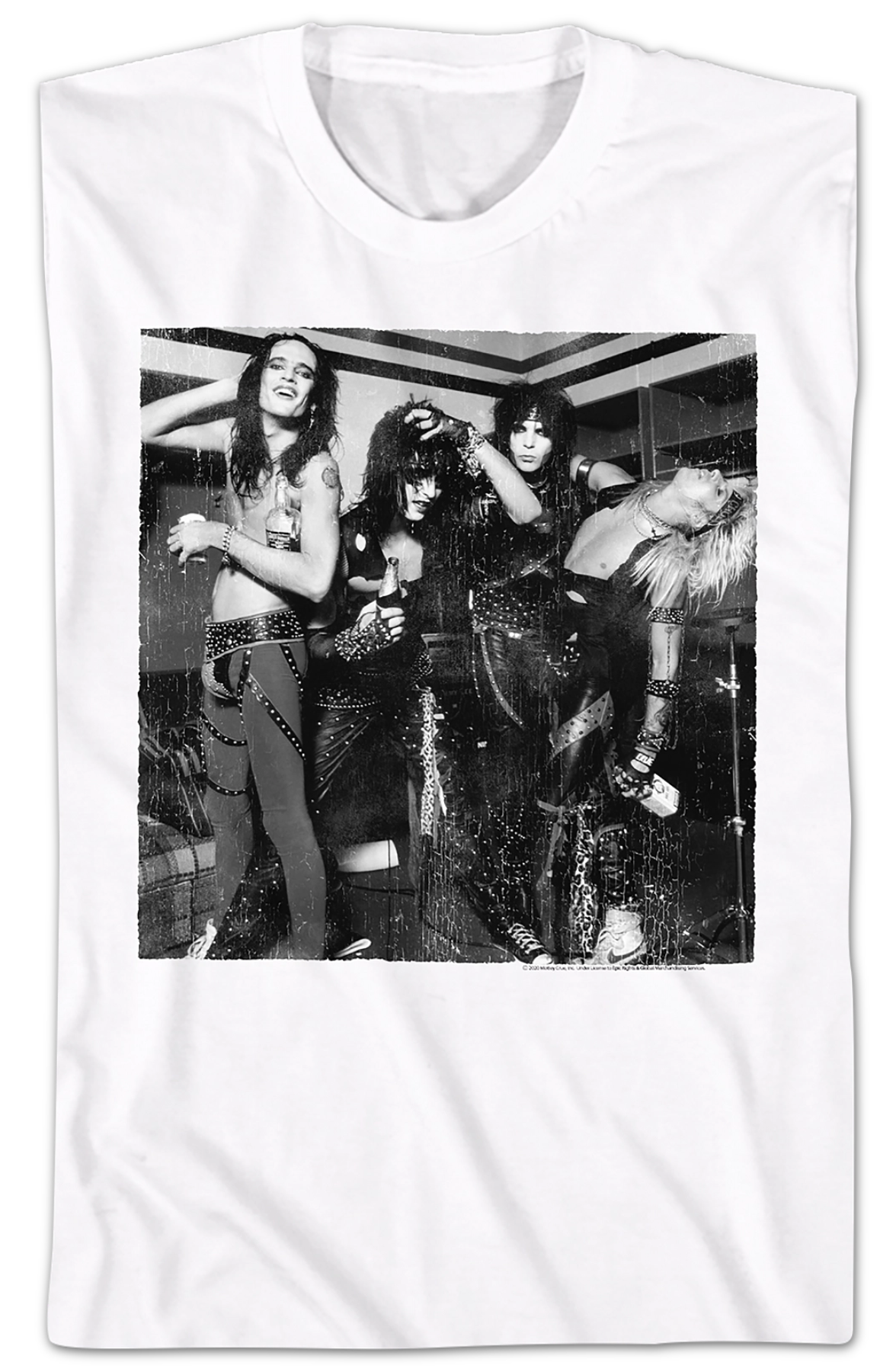 Black and White Photo Motley Crue T-Shirt product image 2