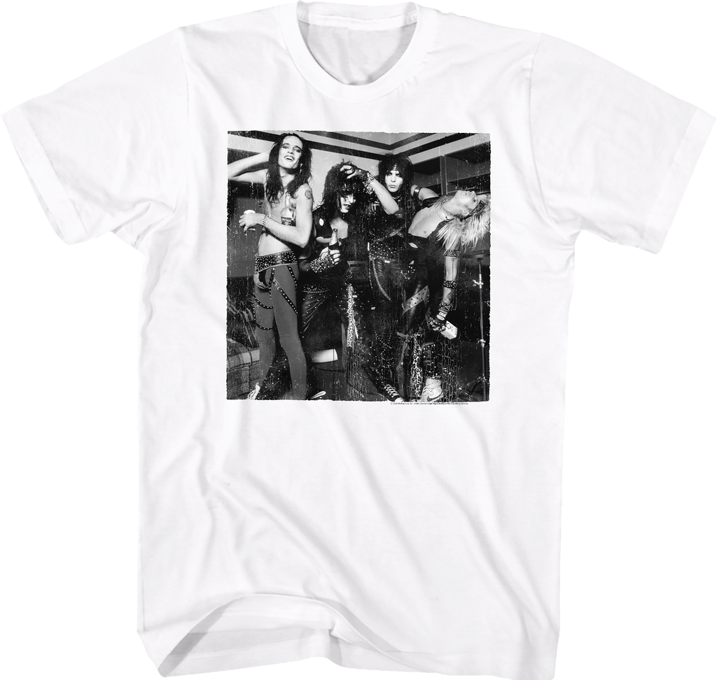 Black and White Photo Motley Crue T-Shirt product image 1