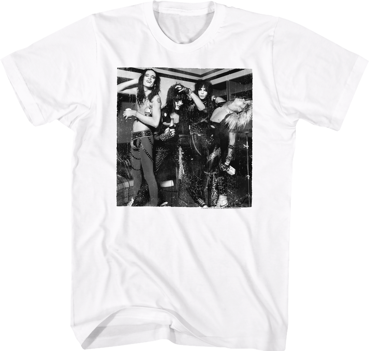 Black and White Photo Motley Crue T-Shirt product image 1