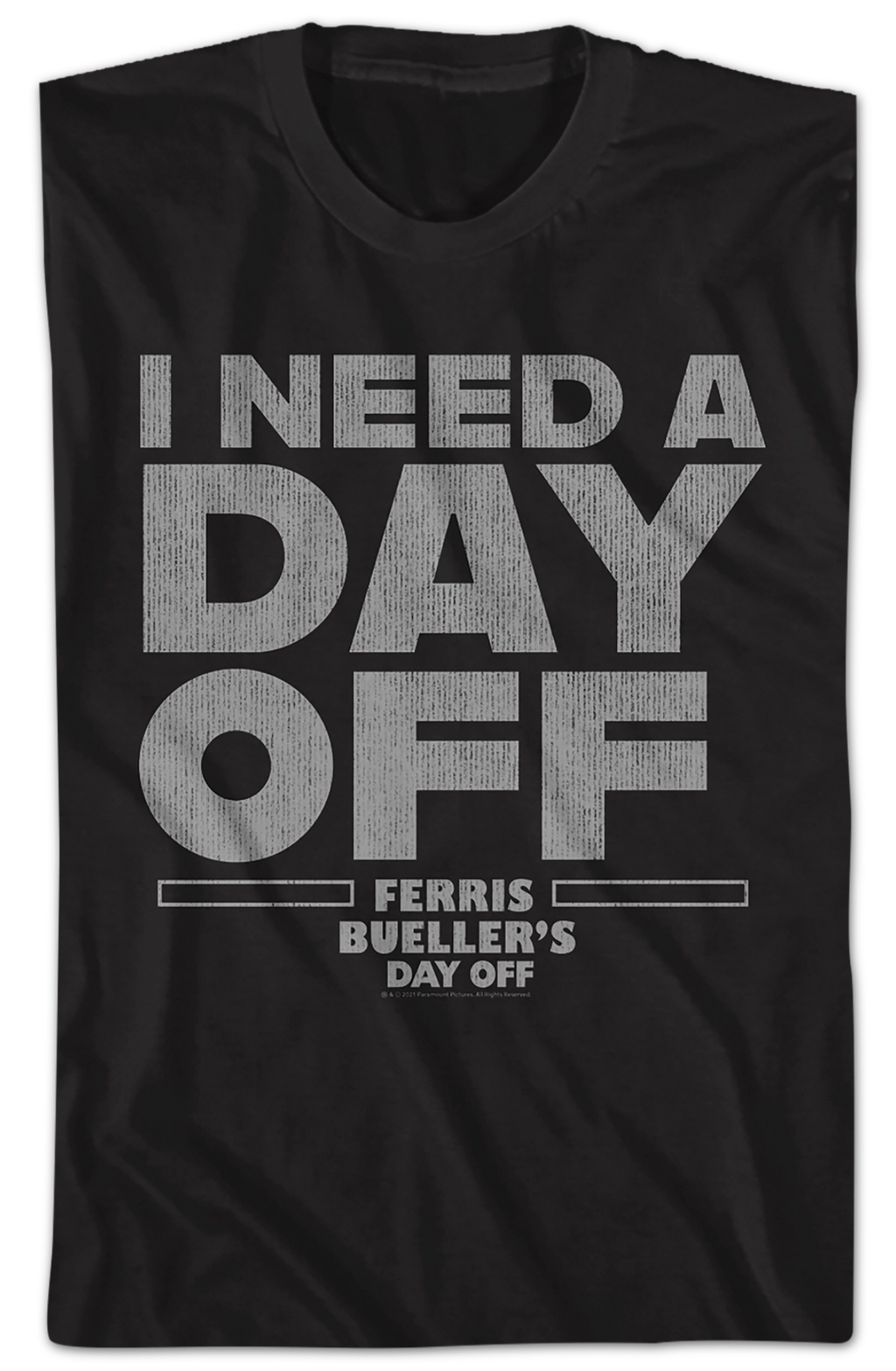 Black I Need A Day Off Ferris Bueller's Shirt product image 2