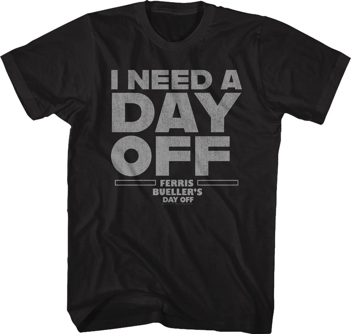 Black I Need A Day Off Ferris Bueller's Shirt product image 1