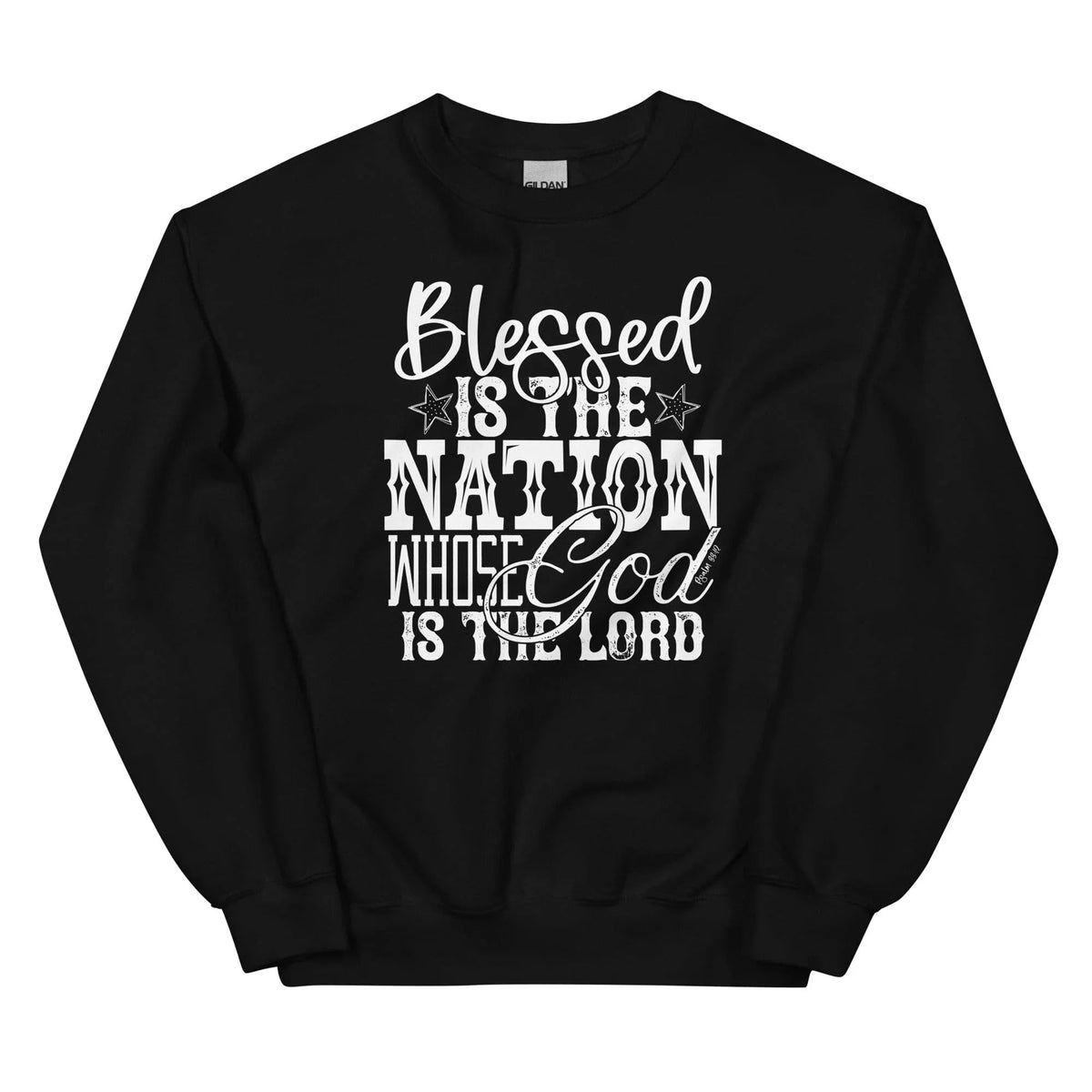 Blessed Is The Nation Whose God Is Lord Sweatshirt product image 4