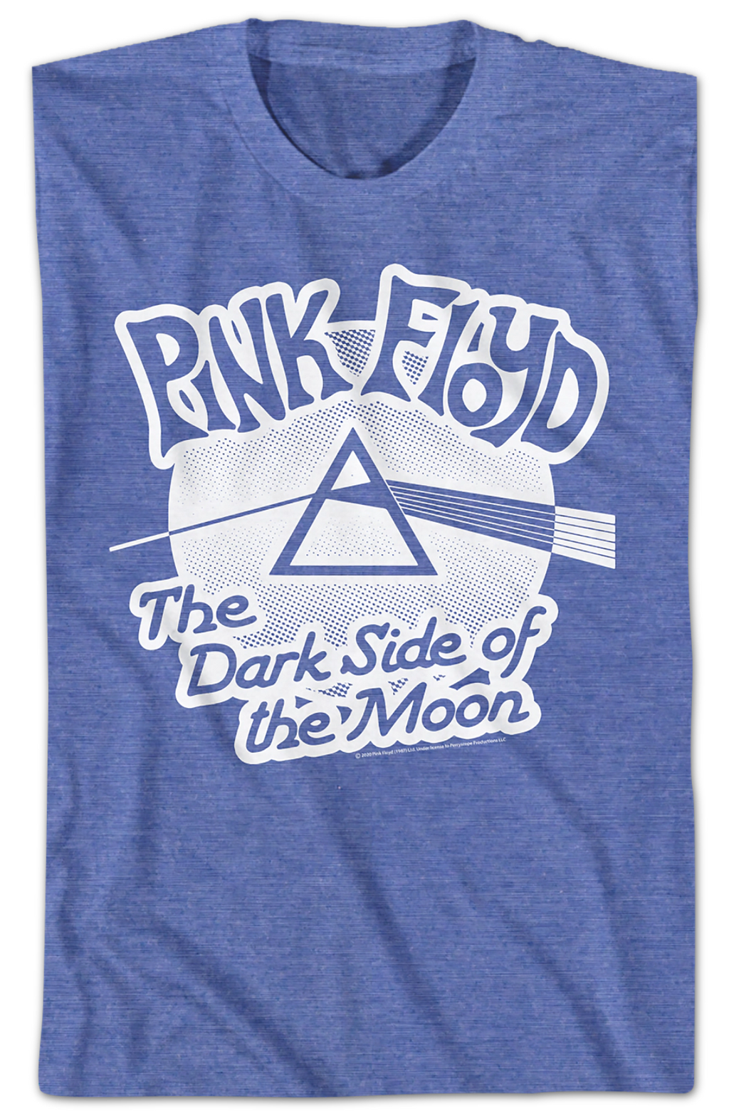 Blue Dark Side of the Moon Pink Floyd T-Shirt product image 2