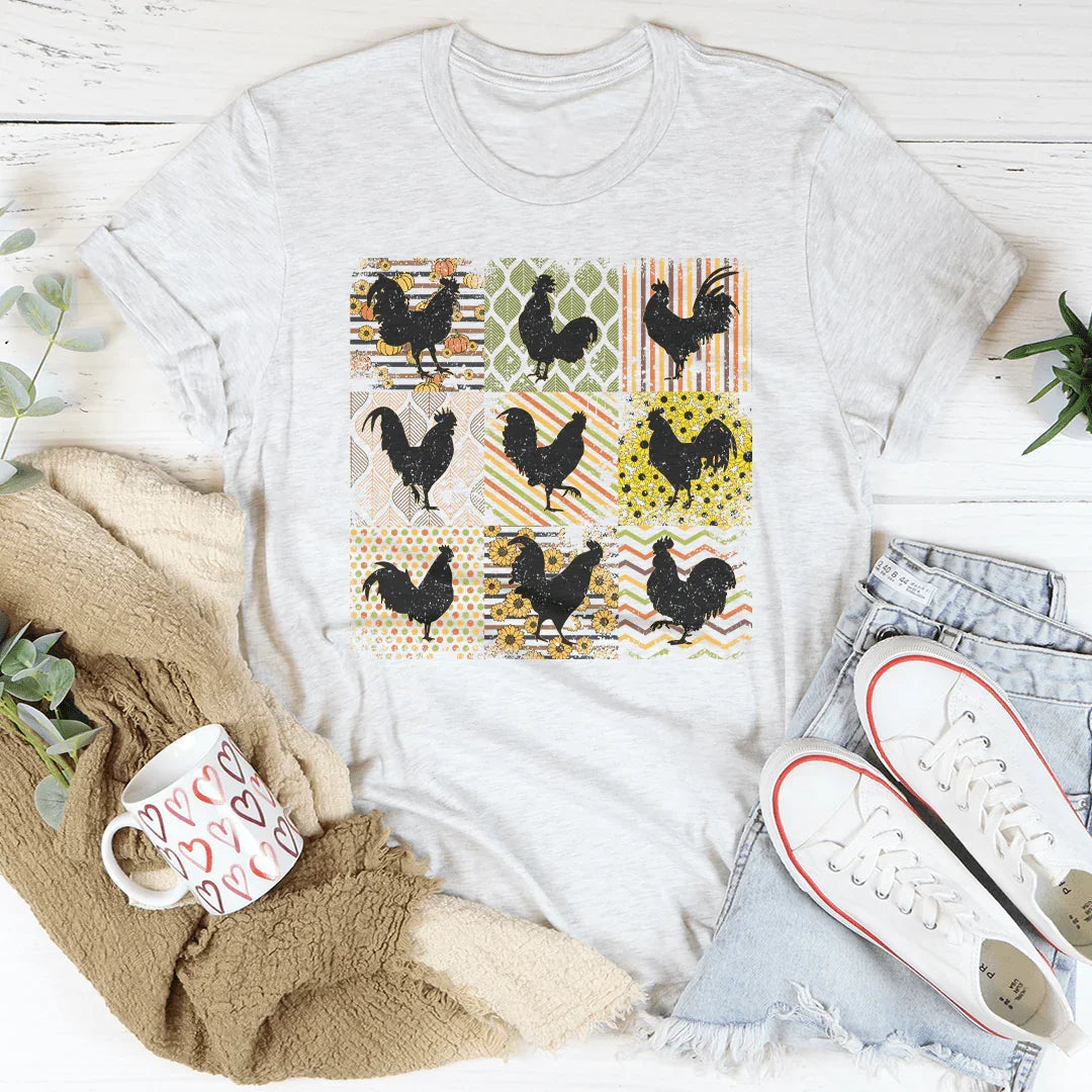 Boho Retro Chickens Tee product image 3