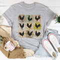 Boho Retro Chickens Tee product image 1