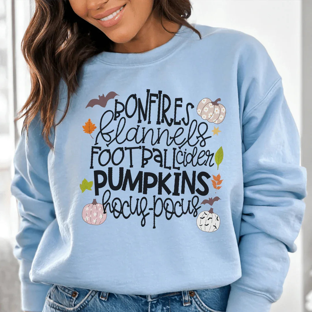 Bonfires Flannels Football Cider Pumpkins Hocus Pocus product image 3