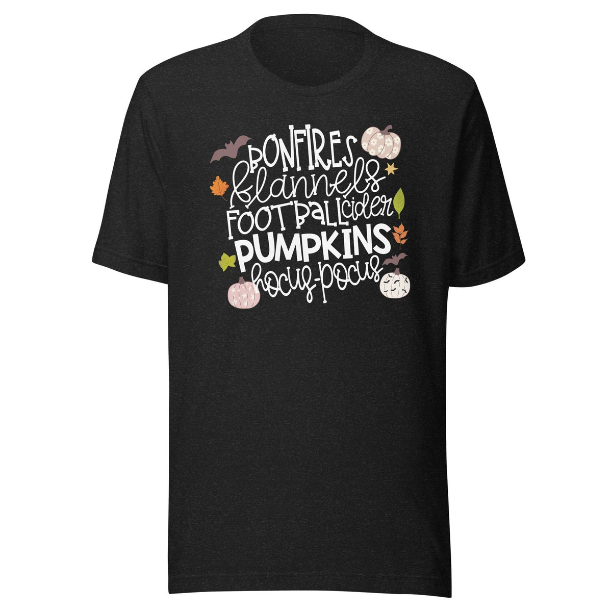 Bonfires Flannels Football Cider Pumpkins Hocus Pocus Tee product image 3