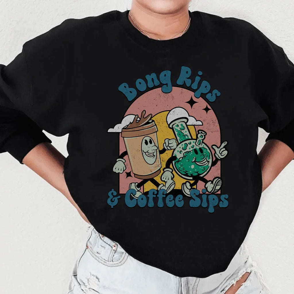 Bong Rips & Cotton Sips Sweatshirt product image 1