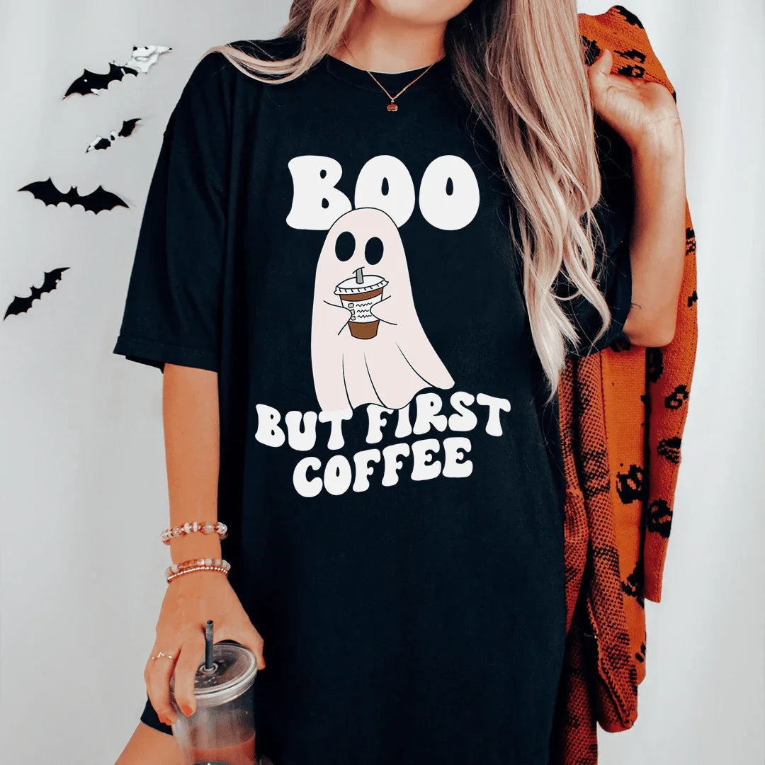 Boo But First Coffee Tee product image 1