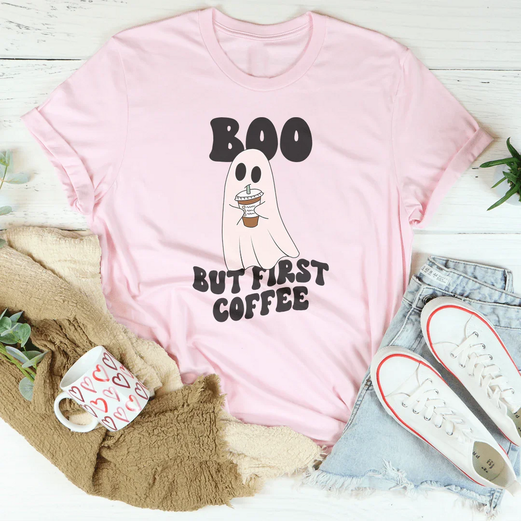 Boo But First Coffee Tee product image 3