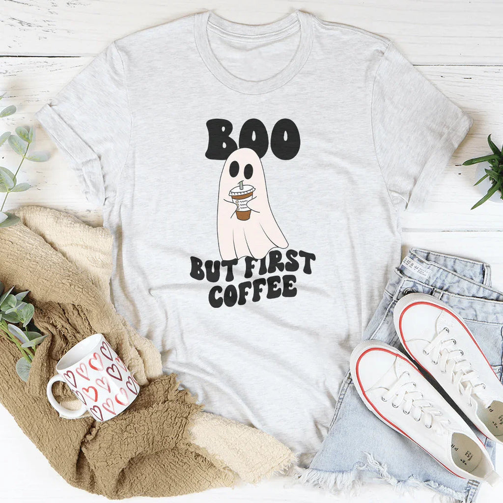 Boo But First Coffee Tee product image 4