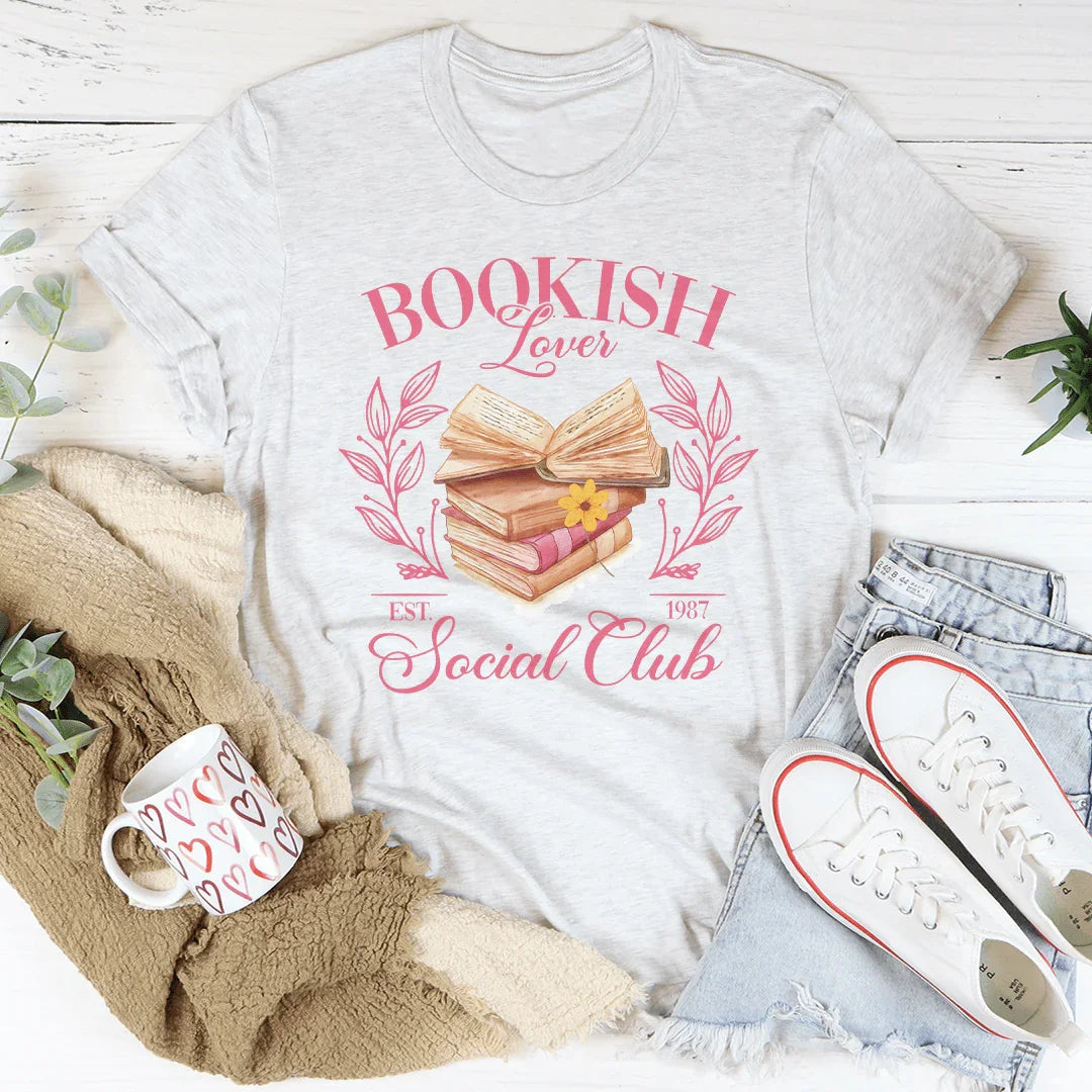 Retro Script Bookish Graphic Top – Lover Social Club product image 2