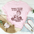 Born To Be A Cat Mom Forced To Work Tee product image 1